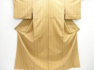 縞模様単衣小紋着物